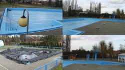 Areál koupaliště Hulín - sdružené snímky