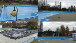 Areál koupaliště Hulín - sdružené snímky