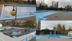 Areál koupaliště Hulín - sdružené snímky