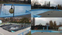 Areál koupaliště Hulín - sdružené snímky