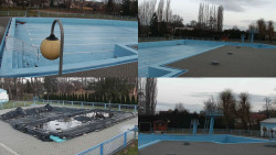 Areál koupaliště Hulín - sdružené snímky