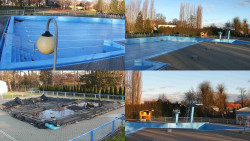 Areál koupaliště Hulín - sdružené snímky