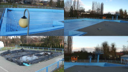 Areál koupaliště Hulín - sdružené snímky