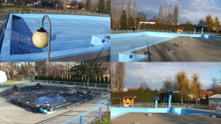 Areál koupaliště Hulín - sdružené snímky