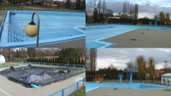 Areál koupaliště Hulín - sdružené snímky