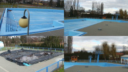 Areál koupaliště Hulín - sdružené snímky