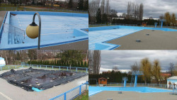 Areál koupaliště Hulín - sdružené snímky