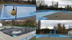 Areál koupaliště Hulín - sdružené snímky