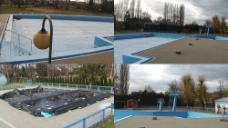 Areál koupaliště Hulín - sdružené snímky