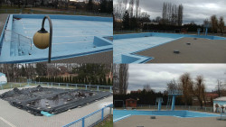 Areál koupaliště Hulín - sdružené snímky