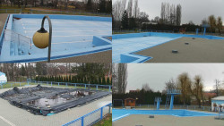 Areál koupaliště Hulín - sdružené snímky