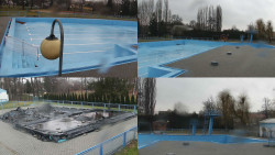 Areál koupaliště Hulín - sdružené snímky