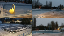 Areál koupaliště Hulín - sdružené snímky