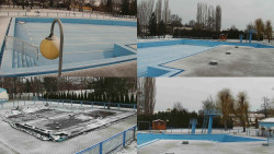 Areál koupaliště Hulín - sdružené snímky