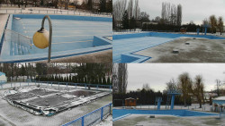 Areál koupaliště Hulín - sdružené snímky