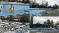 Areál koupaliště Hulín - sdružené snímky