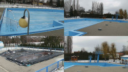 Areál koupaliště Hulín - sdružené snímky