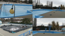 Areál koupaliště Hulín - sdružené snímky