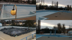 Areál koupaliště Hulín - sdružené snímky