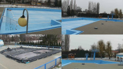 Areál koupaliště Hulín - sdružené snímky