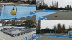 Areál koupaliště Hulín - sdružené snímky