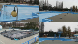 Areál koupaliště Hulín - sdružené snímky