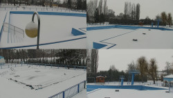 Areál koupaliště Hulín - sdružené snímky