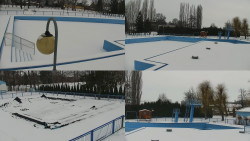 Areál koupaliště Hulín - sdružené snímky