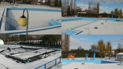 Areál koupaliště Hulín - sdružené snímky