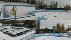 Areál koupaliště Hulín - sdružené snímky