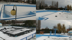 Areál koupaliště Hulín - sdružené snímky