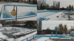 Areál koupaliště Hulín - sdružené snímky