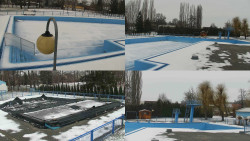 Areál koupaliště Hulín - sdružené snímky