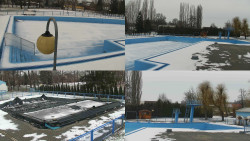 Areál koupaliště Hulín - sdružené snímky