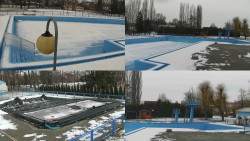 Areál koupaliště Hulín - sdružené snímky