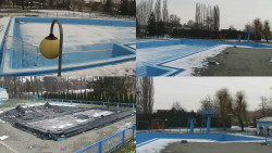 Areál koupaliště Hulín - sdružené snímky