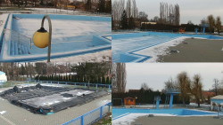 Areál koupaliště Hulín - sdružené snímky