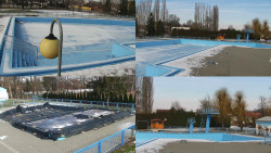 Areál koupaliště Hulín - sdružené snímky