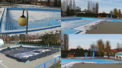 Areál koupaliště Hulín - sdružené snímky