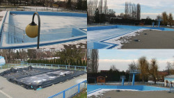 Areál koupaliště Hulín - sdružené snímky