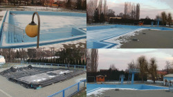 Areál koupaliště Hulín - sdružené snímky