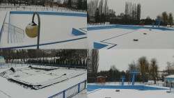 Areál koupaliště Hulín - sdružené snímky