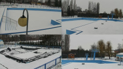 Areál koupaliště Hulín - sdružené snímky