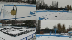 Areál koupaliště Hulín - sdružené snímky