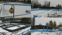 Areál koupaliště Hulín - sdružené snímky