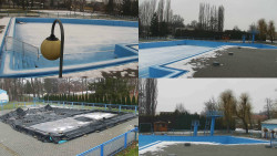 Areál koupaliště Hulín - sdružené snímky