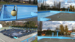 Areál koupaliště Hulín - sdružené snímky