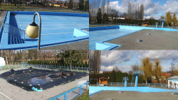 Areál koupaliště Hulín - sdružené snímky