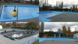 Areál koupaliště Hulín - sdružené snímky