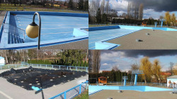 Areál koupaliště Hulín - sdružené snímky